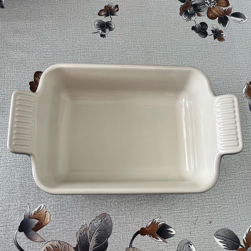 Le Creuset Elegant Stoneware Rectangle Baking Dish Agave Blue